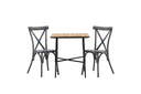 Garten Cafegruppe Living – 3-teiliges Gartenmöbel-Set mit Stühlen aus Aluminium