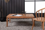 Garten Couchtisch Albania - Aus Teakholz in Natur-Optik