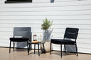 Garten-Couchtisch Dalia - Verfügbar in Schwarz und Beige/Aluminium