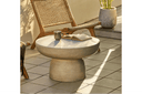 Garten Couchtisch Stonea – in skulpturaler Form aus Faserlehm in Grau