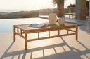 Garten Couchtisch Zypern - Aus Rattan und Bambus in Natur-Optik