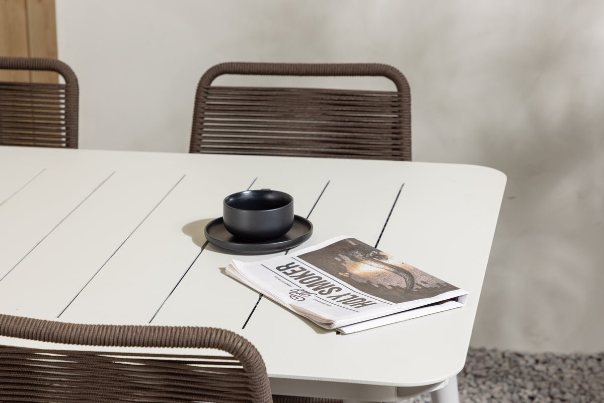 Garten Essgruppe Nashville – 7-teiliges Gartenmöbel-Set für bis zu 6 Personen