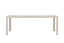 Garten Esstisch Amalfi - 205x90 cm aus Aluminium und Polywood in Beige oder Schwarz