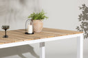 Garten Esstisch Eliano - 210x100 cm mit einer Tischplatte aus Teakholz in Naturoptik