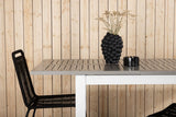 Garten Esstisch Ravello - Ausziehbar von 152 auf 210 cm mit weißem Aluminiumgestell