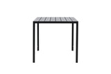 Garten Esstisch Siena - 140x80 cm aus Aluminium und Polywood in Beige oder Schwarz