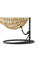 Garten Hängesessel Mercy - aus Rattan/Metall in Natur