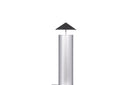 Garten Kamin Arne - aus Stahl mit Schornstein in Silber