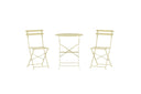 Garten Loungeset Elion – 3-teiliges Set mit rundem Tisch in 3 Farben