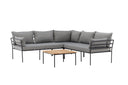 Garten Loungeset Felicita – Ecksofa mit 4 Sitzplätzen und Couchtisch