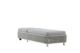Garten Sonnenliege Mila - aus Polyester/Metall