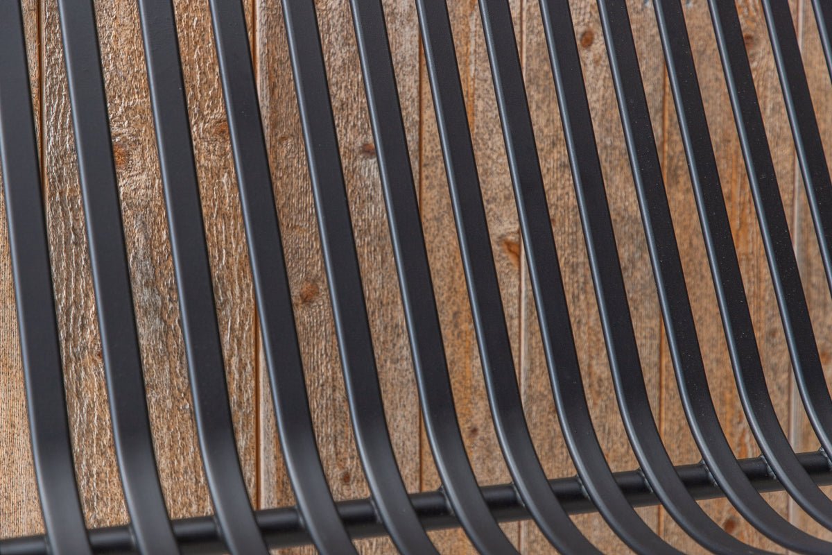 Gartenbank Rover - in beigefarbener oder schwarzer Aluminiumoptik