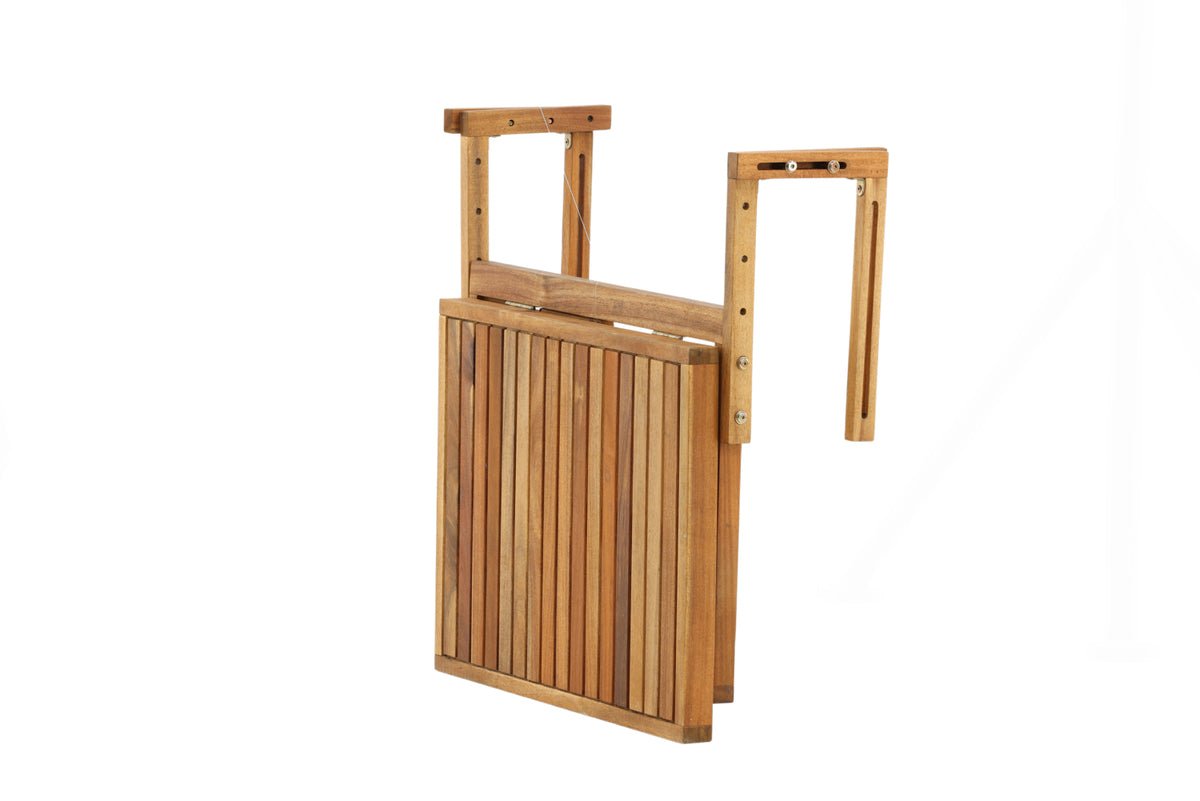 Gartentisch Seraya - mit praktischer Klappfunktion aus Akazienholz für Balkone