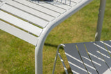 Gartentisch Tehani - leichter, beiger Cafétisch aus Aluminium