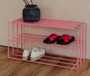 Shoe rack Neva – metal shelf with loft flair in many colors
