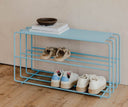 Shoe rack Neva – metal shelf with loft flair in many colors