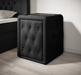 Josy Nachttisch Boucle Schwarz side