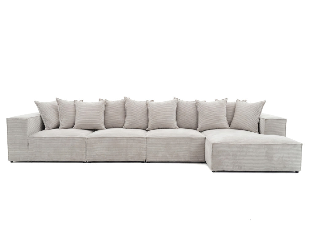 Designer Sofa Largo L Maxi in Corduroy