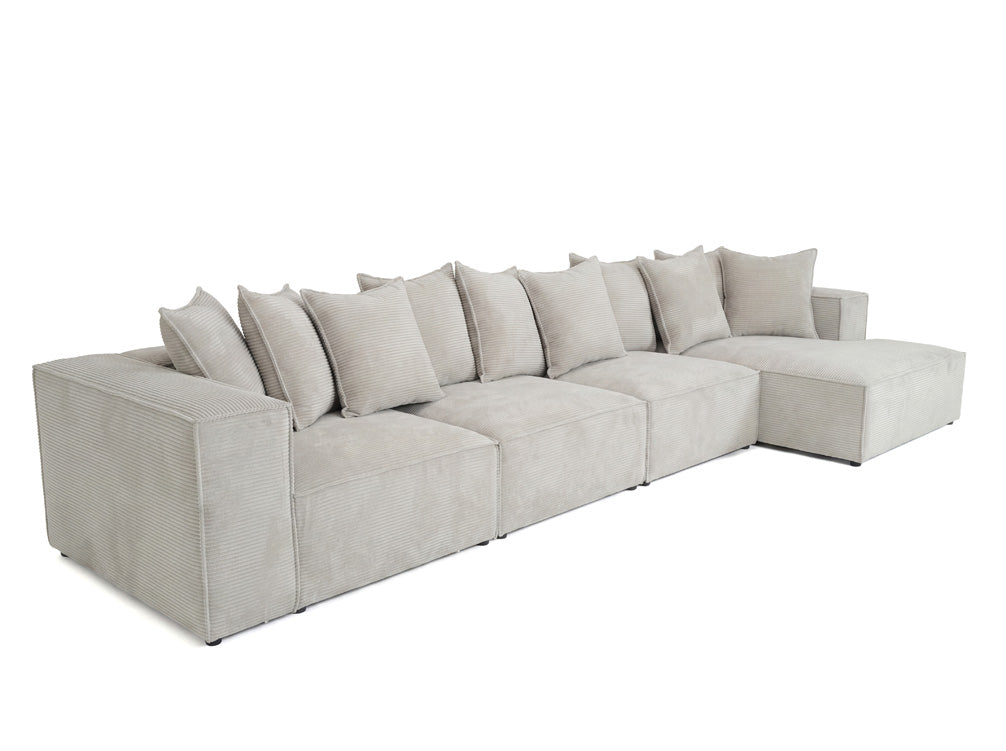 Designer Sofa Largo L Maxi in Corduroy