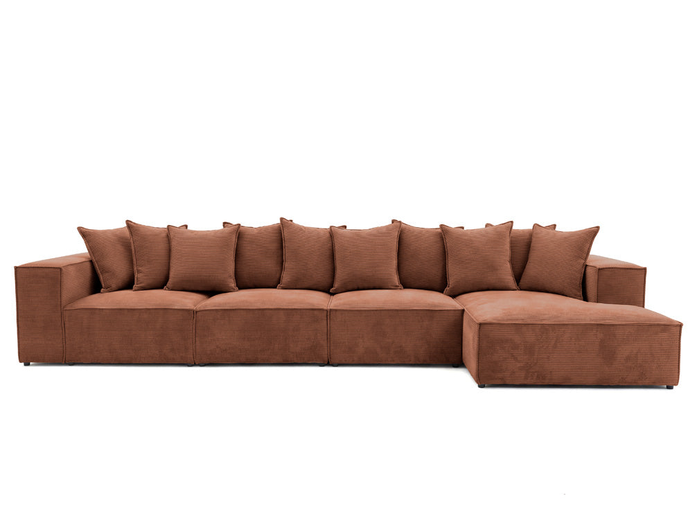 Designer Sofa Largo L Maxi in Corduroy