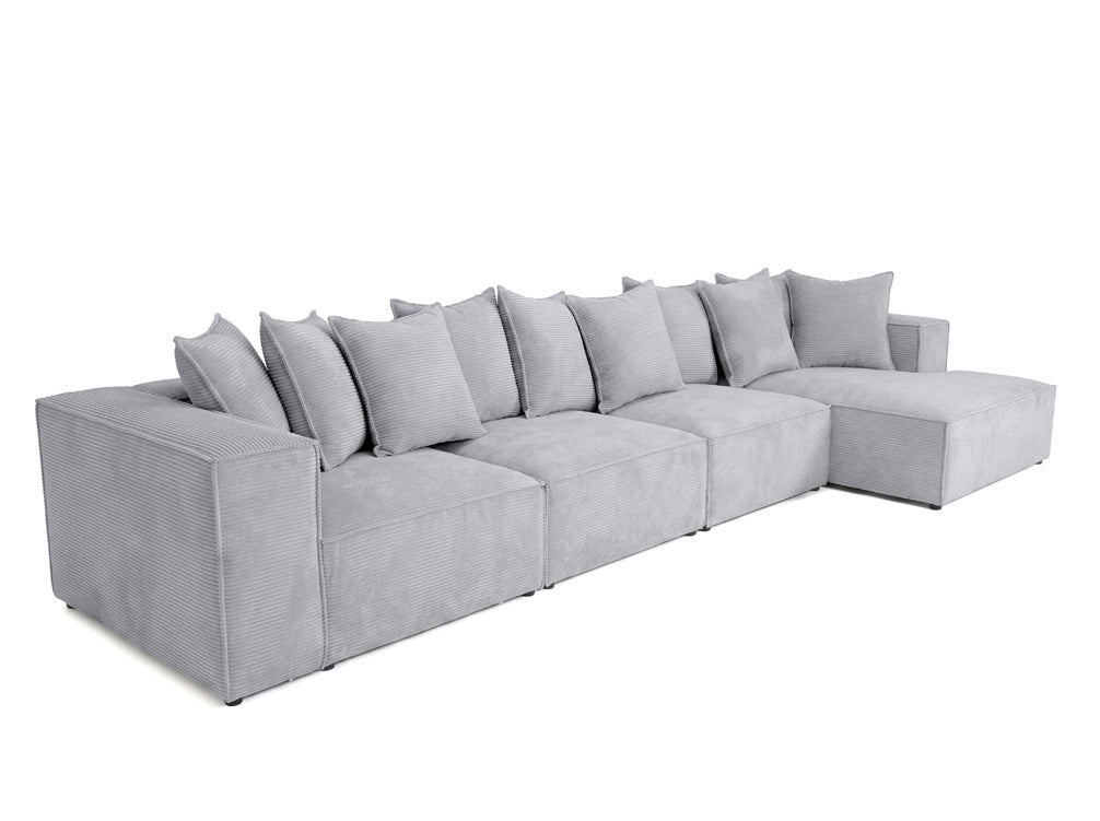 Designer Sofa Largo L Maxi in Corduroy