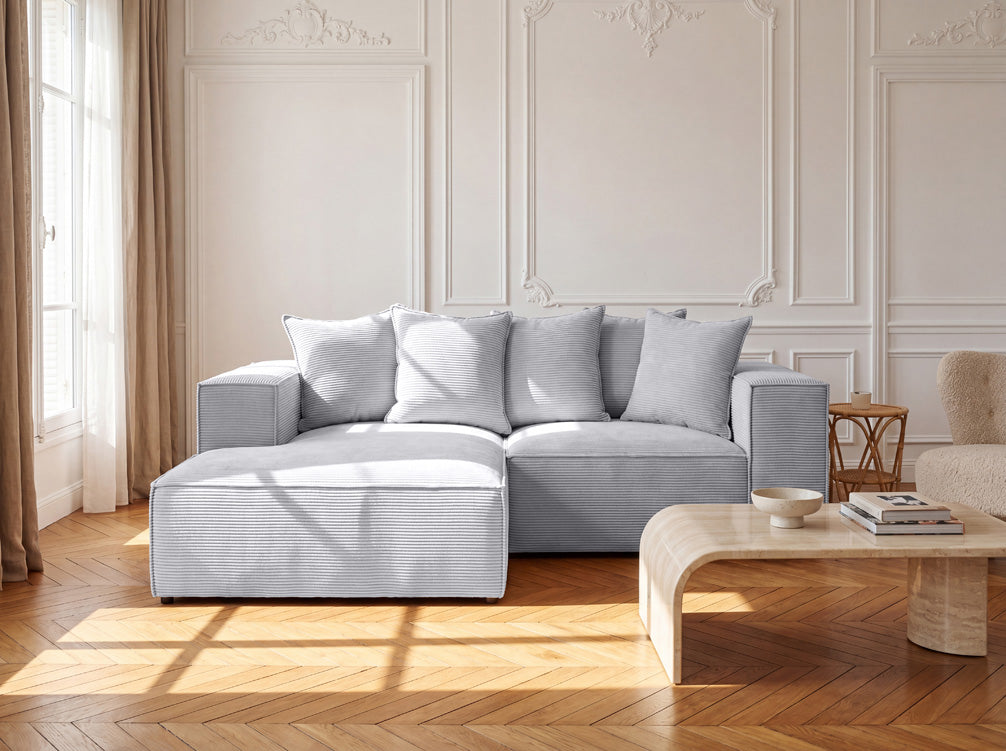 Designer Sofa Largo L Mini in Corduroy