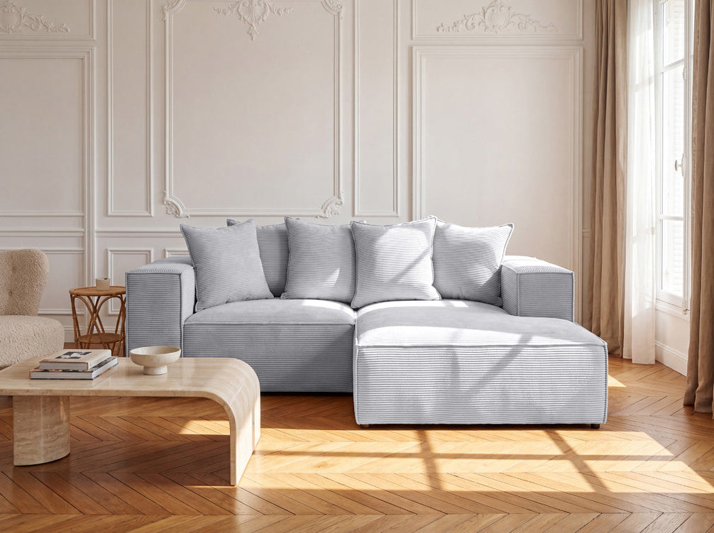 Designer Sofa Largo L Mini in Corduroy