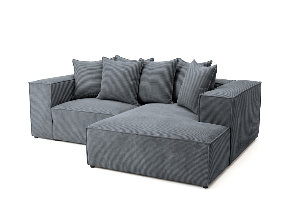 Designer Sofa Largo L Mini in Corduroy