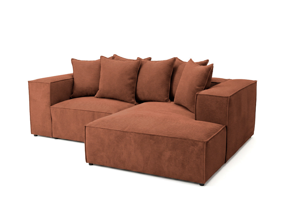 Designer Sofa Largo L Mini in Corduroy