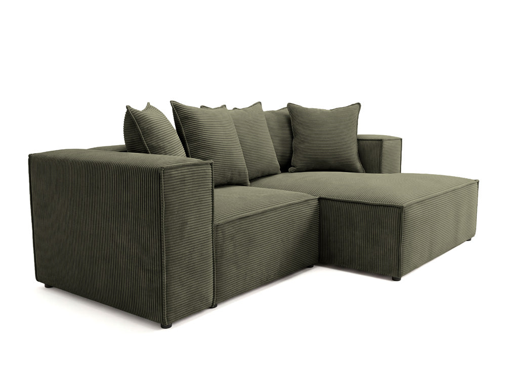 Designer Sofa Largo L Mini in Corduroy