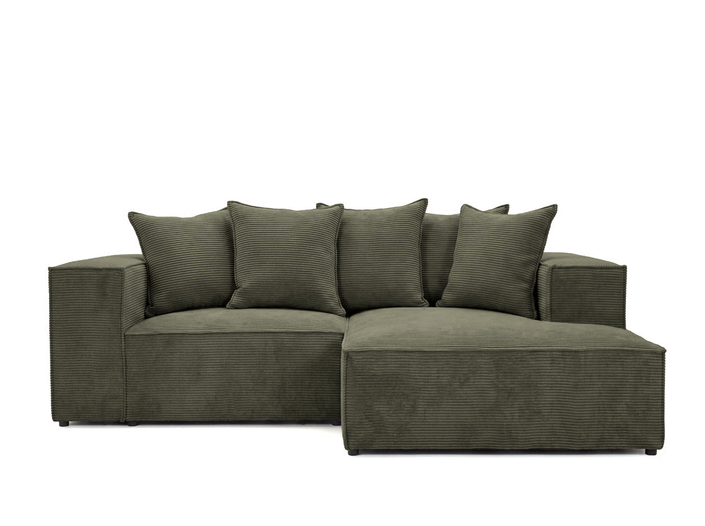 Designer Sofa Largo L Mini in Corduroy