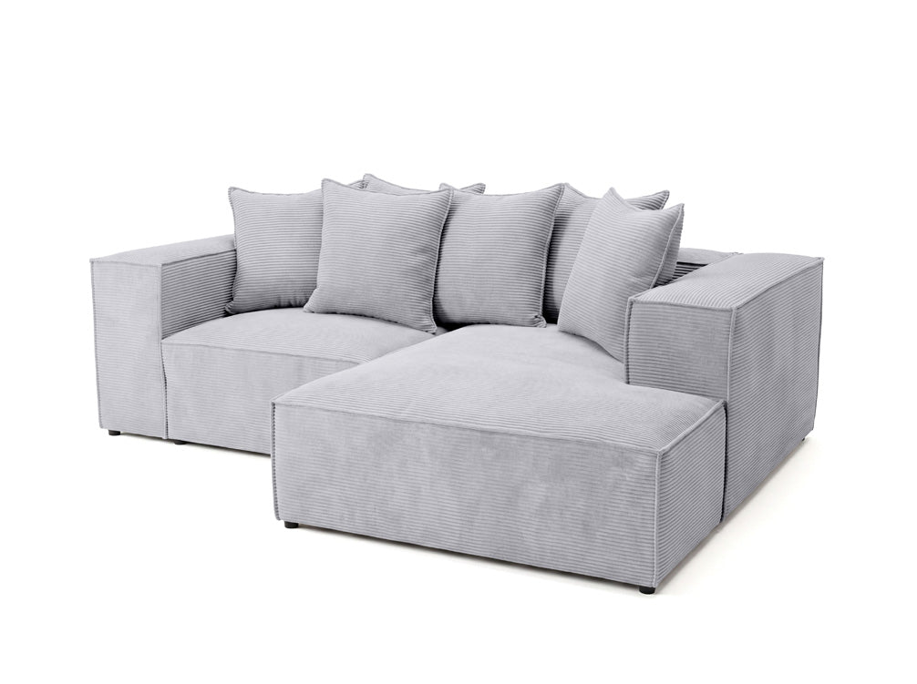 Designer Sofa Largo L Mini in Corduroy