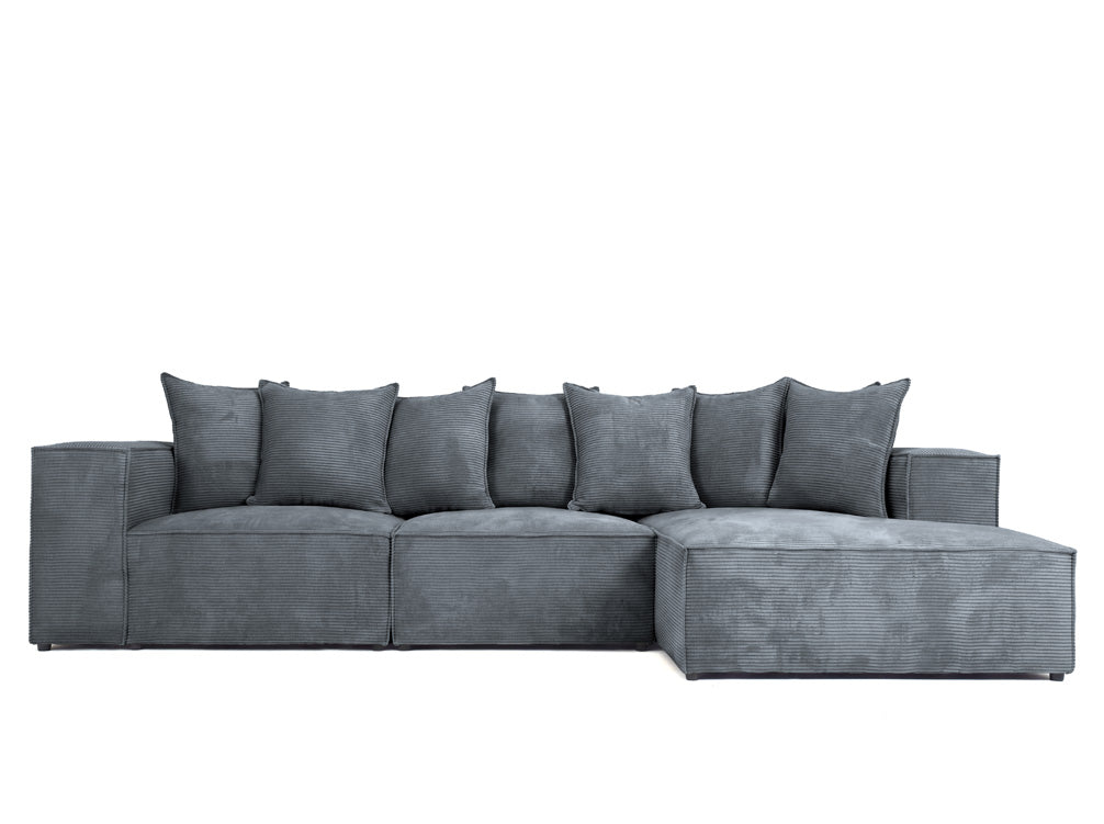 Designer Sofa Largo L in Corduroy