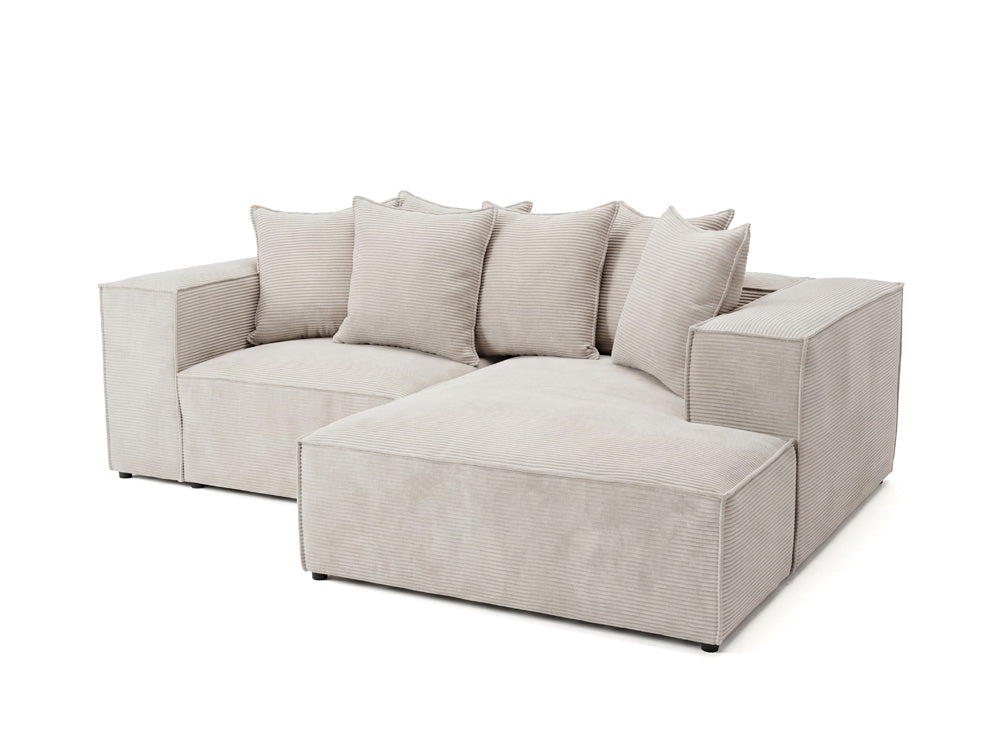 Designer Sofa Largo L Mini in Corduroy
