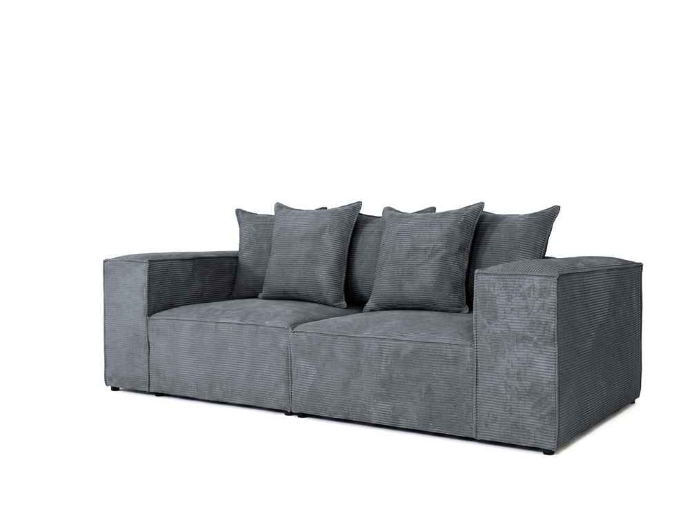 Designer Sofa 3 Sitzer Largo in Cord