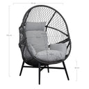 Loungesessel Marano aus Polyrattan inkl. Kissen