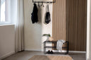 Shoe rack Neva – metal shelf with loft flair in many colors