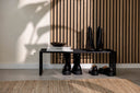Shoe rack Bovi – Industrial design in Black, Cashew or White