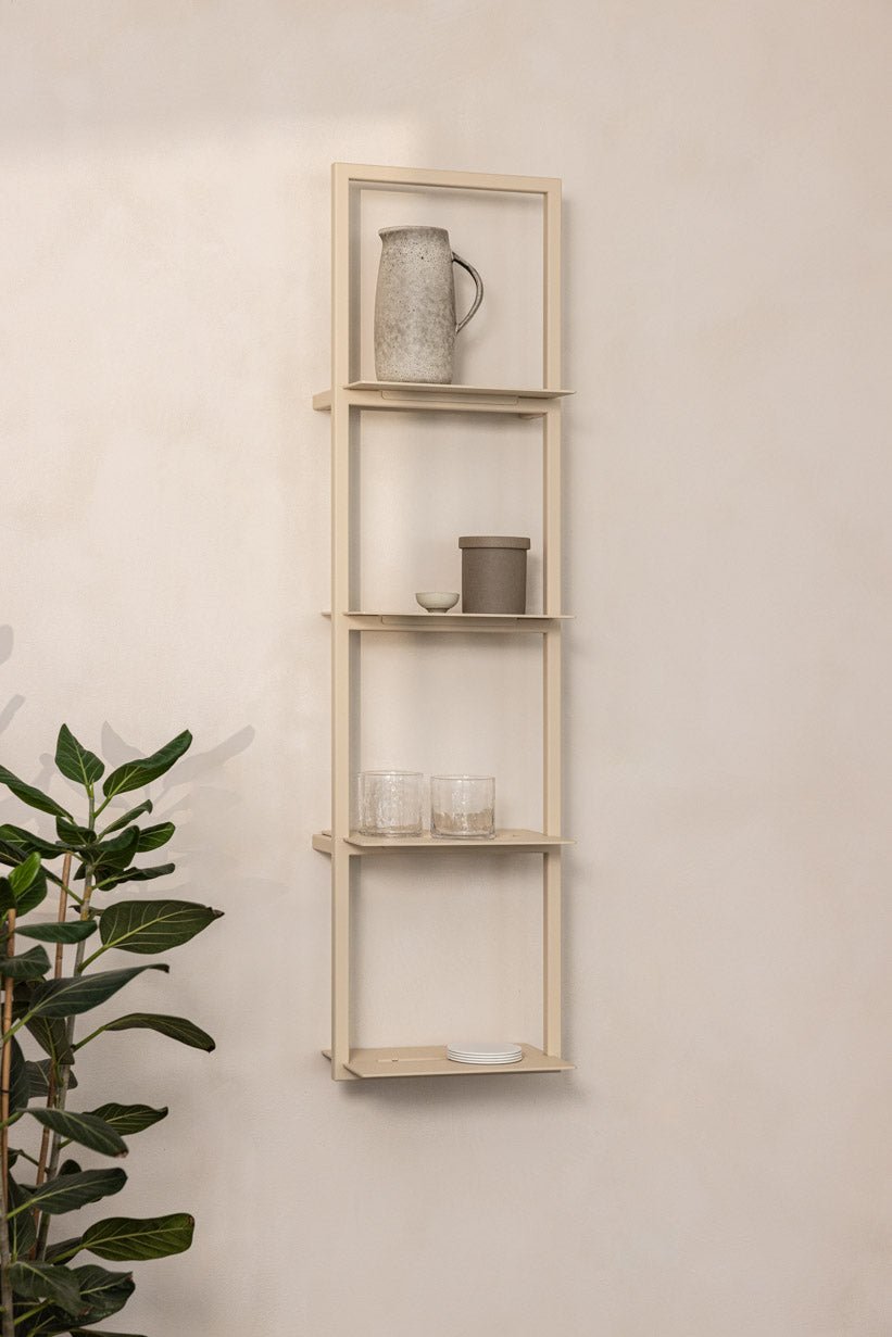 Wall Shelf Rivo S – Compact Metal Shelf with Plug-in System