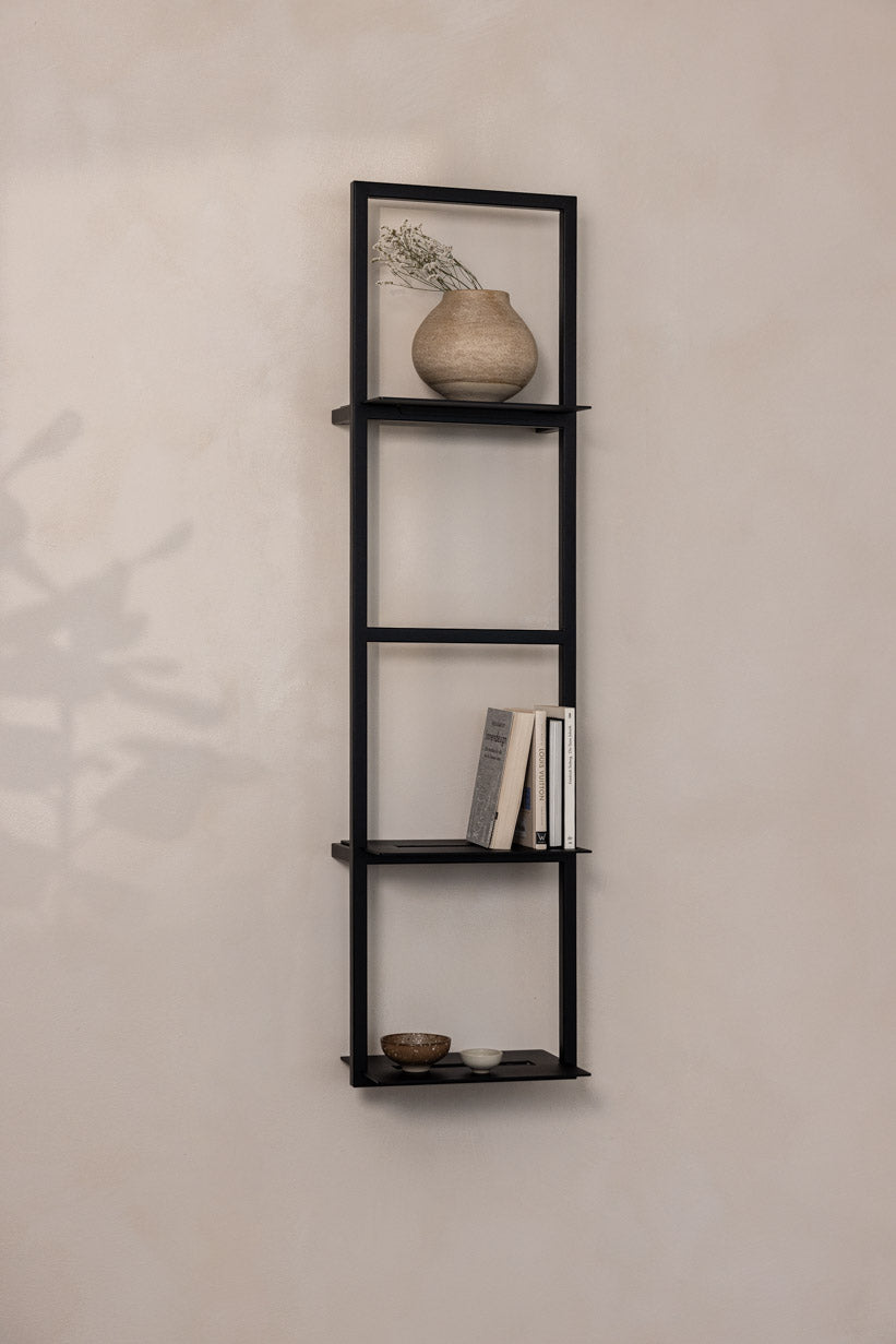 Wall Shelf Rivo S – Compact Metal Shelf with Plug-in System