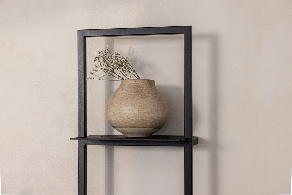 Wall Shelf Rivo S – Compact Metal Shelf with Plug-in System