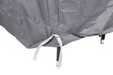 Möbelabdeckung Mistral - 265x90x120 cm aus grauem Polyester