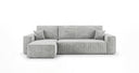 Designer corner sofa Lunaro Mini with sleeping and fold-out function in Corduroy
