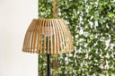 Outdoor-Stehlampe „Elan“ – wetterfeste Stehleuchte aus Bambus & Metall