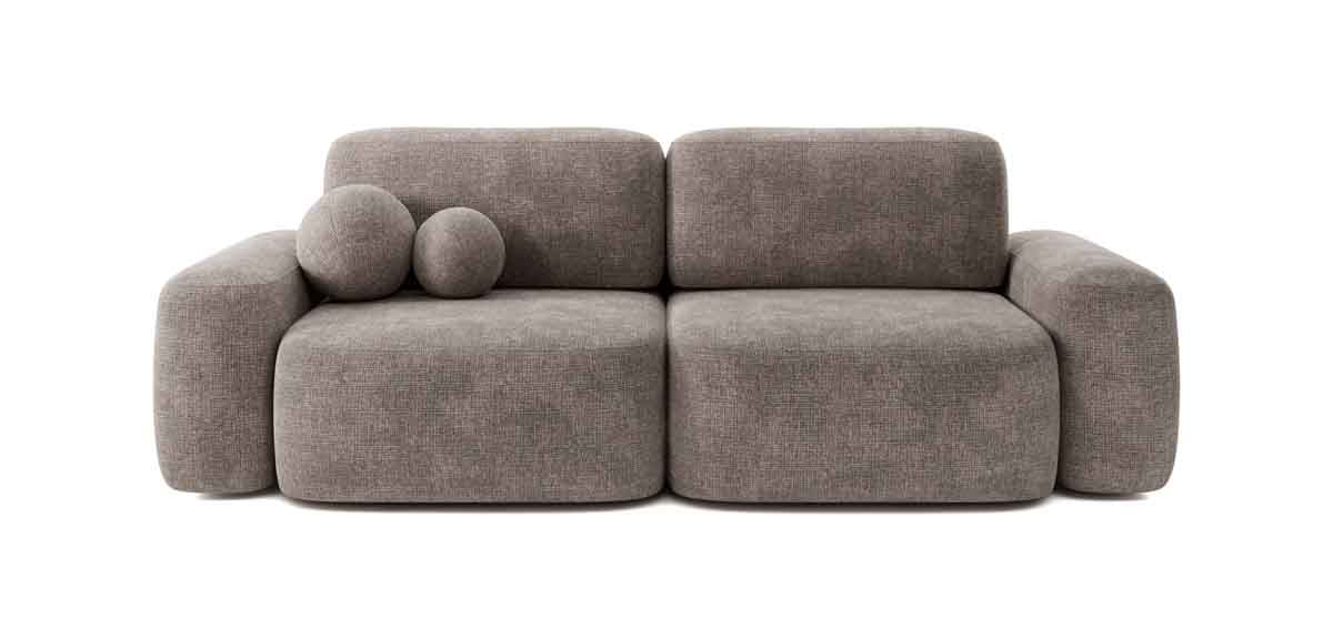 Designer Sofa Bold mit Schlaffunktion und Bettkasten