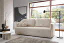Designer Sofa Celiné Bouclé with Sleeper Function and Storage Space