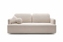 Designer Sofa Celiné Bouclé with Sleeper Function and Storage Space