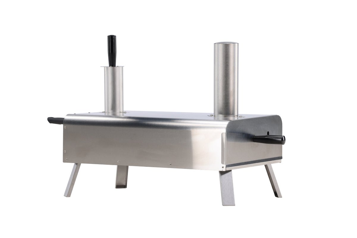 Pizzaofen Napoli - aus Stahl in Silber