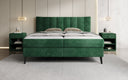 Boxspringbett Ines in Cord mit Stauraum