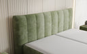 Boxspringbett Ines in Cord mit Stauraum